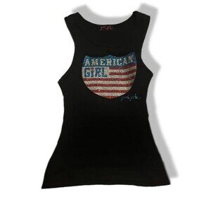 Joomi Joolz y2k "American Girl" rhinestone tank top in excellent condition